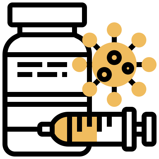 Coronavirus, covid, drug, medicine, vaccine, virus icon