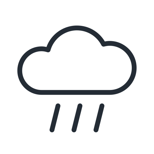 Cloud, rain, rainy, weather icon