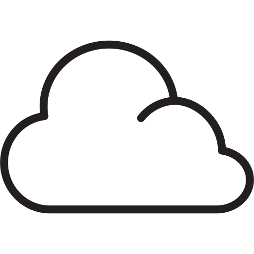 Cloud, cloudy, overcast, weather icon