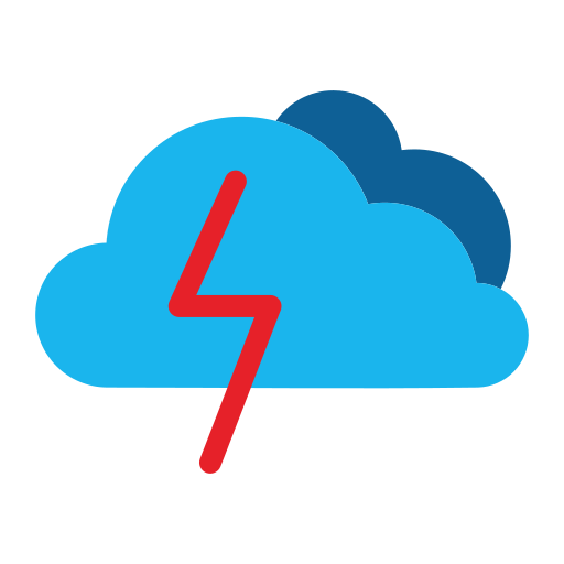 Cloud, lightning, storm, thunderbolt, weather icon