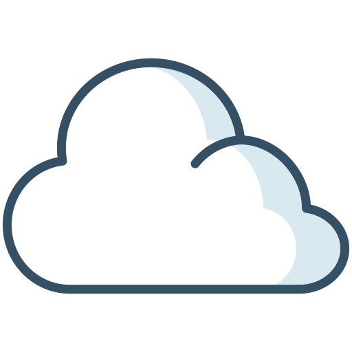 Cloud, overcast, weather, winter icon