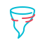 Weather Red and Blue icon 64x64