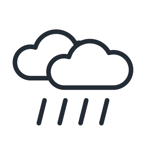 Cloud, clouds, rain, rainy, weather icon