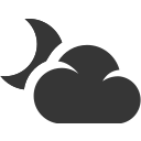 Weather,Night,Grey,Cloud,Moon