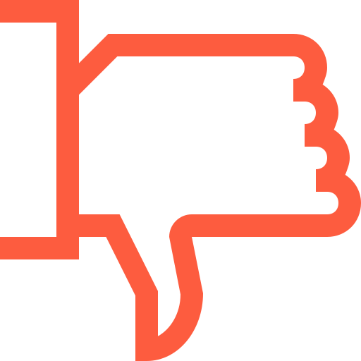 Disapproval, dislike, down, emoji, reaction, sign, thumb icon