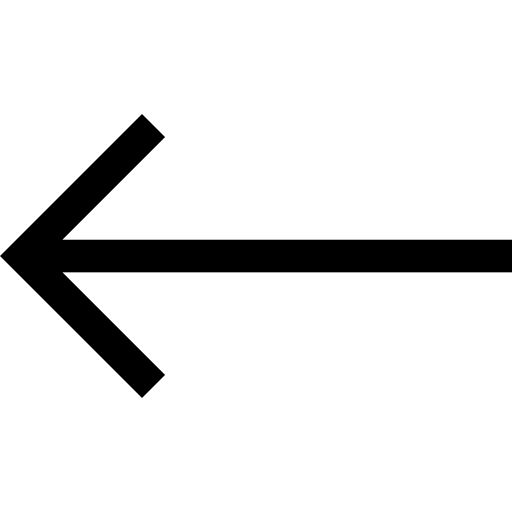 Arrow, backward, left, sign icon