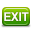 Exit, sign icon