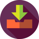 download,multimedia,arrows,multimedia option,orientation,direction,inbox,down arrow,downloading ok 