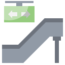 Escalator,People,Sign,Stairs,Transportation,Travel ok 