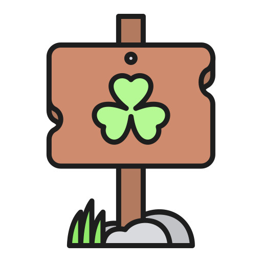 Clover, day, ireland, irish, patricks, sign, st icon