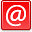 At, sign icon