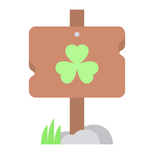 Clover, day, ireland, irish, patricks, sign, st icon