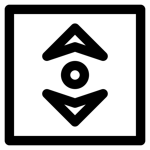 Arrow, back, down, left, right, sign, up icon