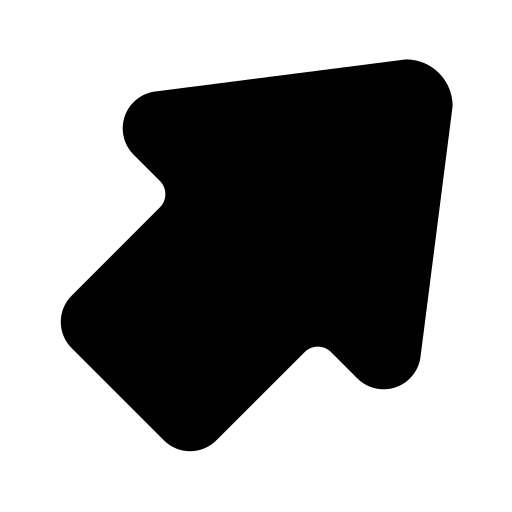 Right, up, arrow icon
