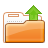 Folder, up, upload icon