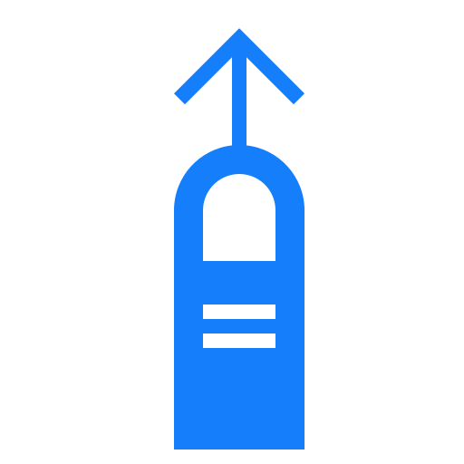 Finger, swipe, up icon
