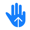 Swipe,Three,Up,Fingers ok 