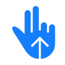 Swipe,Fingers,Two,Up ok 