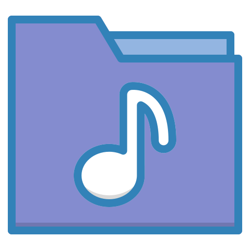 Archive, file, folder, multimedia, music, song icon