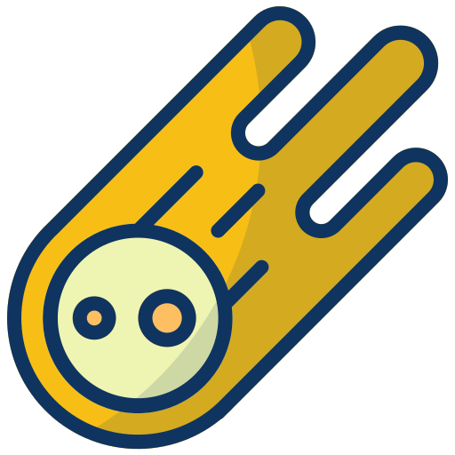 Astronomy, comet, galaxy, meteor, science, space icon