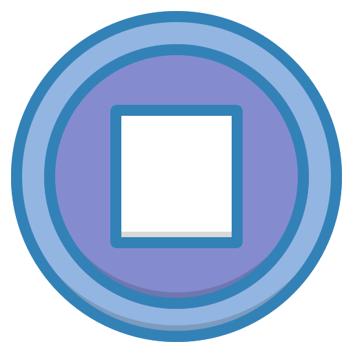 Media, multimedia, music, player, stop icon