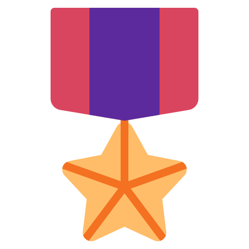 Achievement, award, badge, medal, success, trophy, winner icon