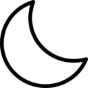 miscellaneous,weather,nature,moon,night,half moon,moon phase