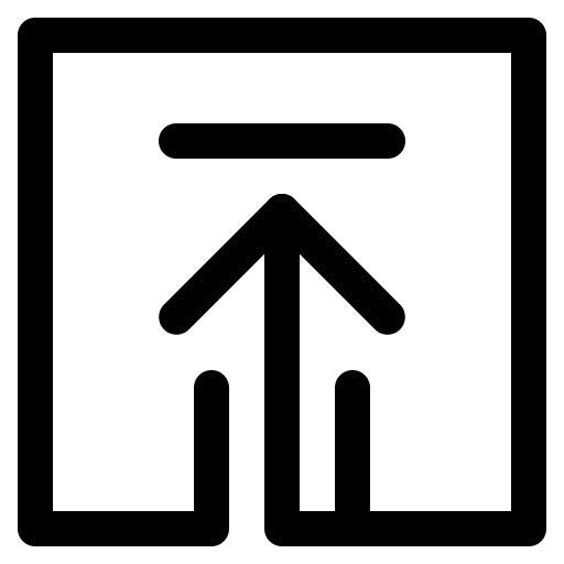 Arrow, back, down, left, right, sign, up icon