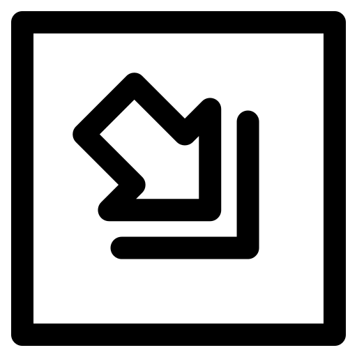 Arrow, back, down, left, right, sign, up icon