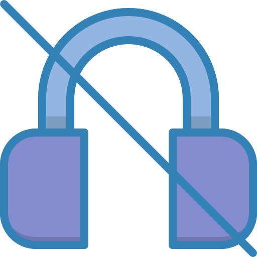 Audio, earphone, headphone, headset, music, mute, sound icon