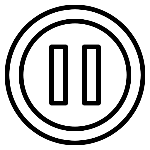 Media, multimedia, music, pause, player icon