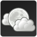 Weather, few, clouds, night icon