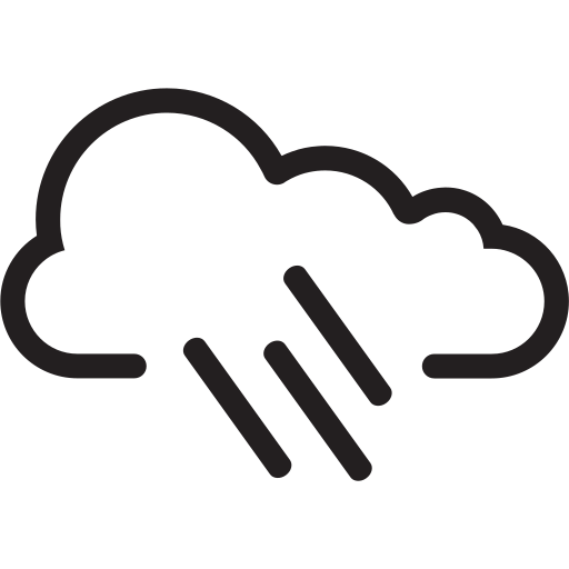 Cloud, forecast, rain, weather, wind, windy icon