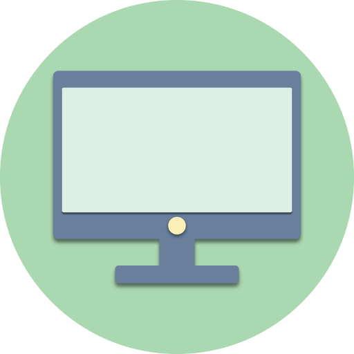 Monitor, mac, computer, desktop, pc icon