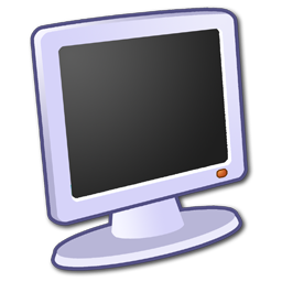 Computer, monitor, screen icon
