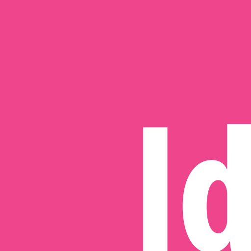 Adobe, indesign, square icon