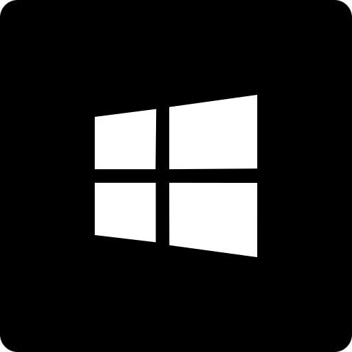 Media, social, square, store, window icon