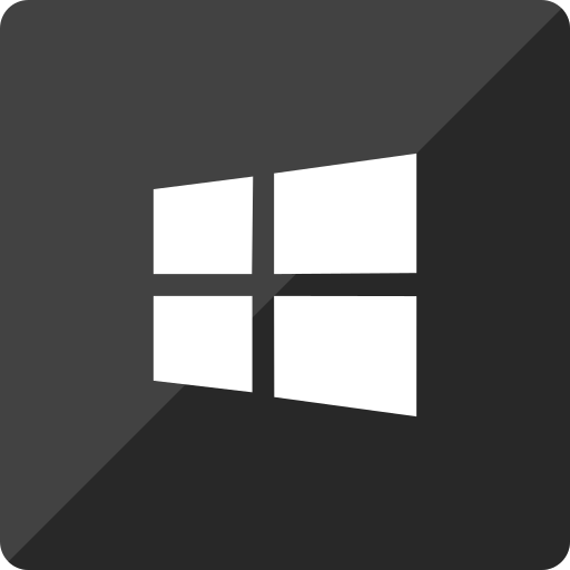 Gloss, media, social, square, store, window icon