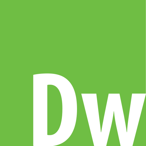 Adobe, dreamweaver, square icon