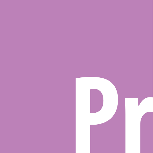 Adobe, premiere, square icon