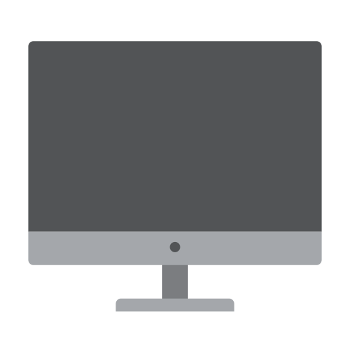 Monitor, screen, computer, desktop icon