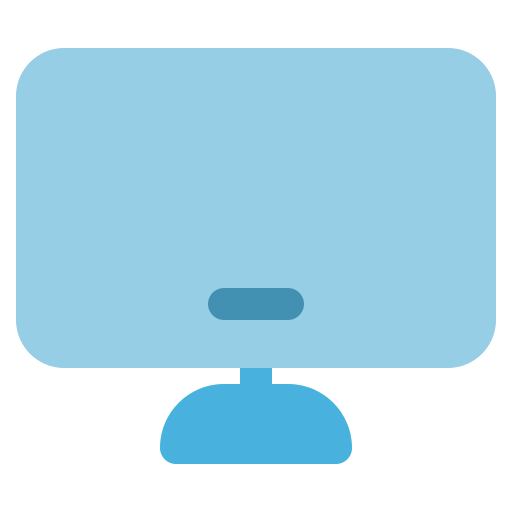 Computer, hardware, monitor, screen, technology icon