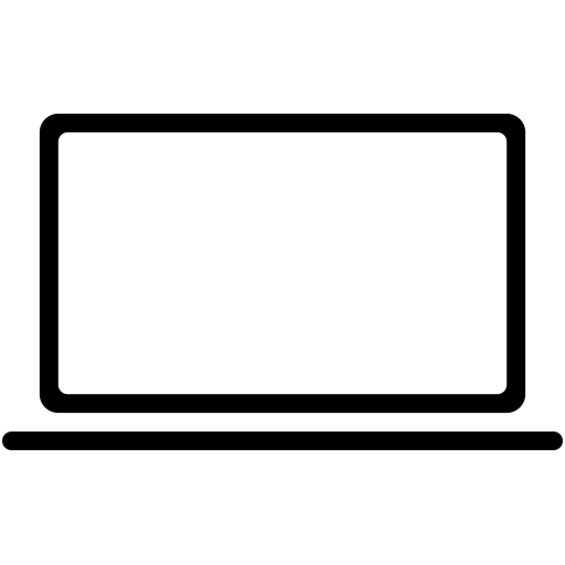 Laptop, computer, notebook, apple, screen, pc, mac icon