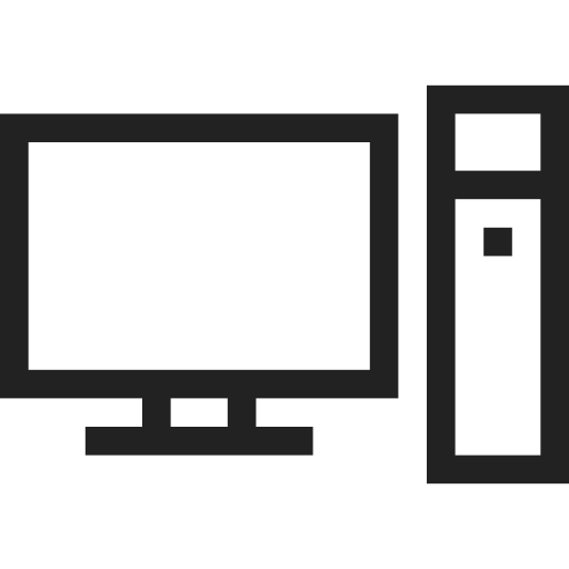 Computer, desktop, monitor, pc, screen, device, technology icon