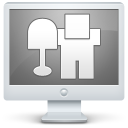 Digg, monitor, screen icon
