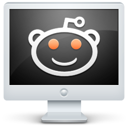 Monitor, reddit, screen icon
