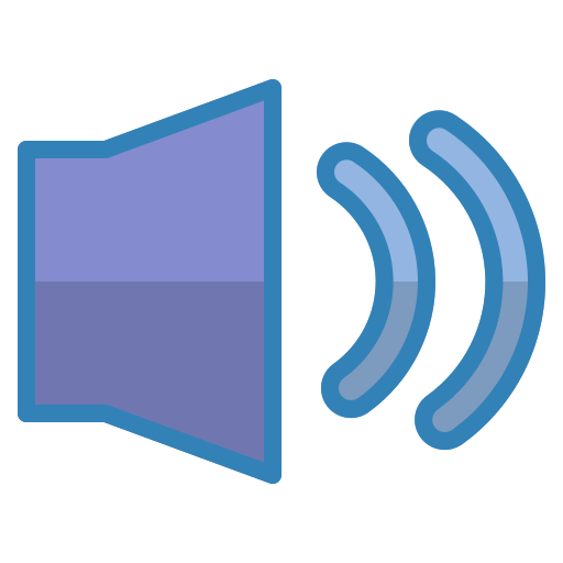 Audio, multimedia, music, sound, speaker, volume icon
