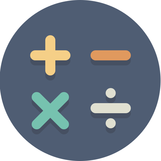 Calculator, calculation, math, mathematics icon