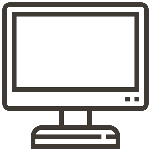 Asset, loan, monitor, pawnshop, computer, hardware, technology icon