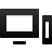 Computer, monitor, screen icon